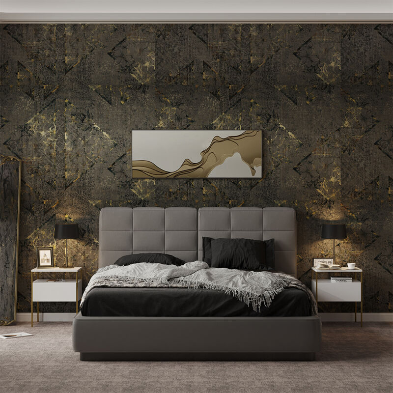 Vicco - Nachttisch Mira, Weiß/gold, 40 X 50 Cm 2er Set