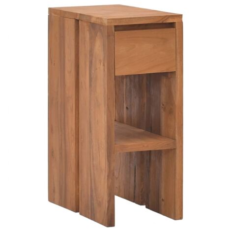 Nachttisch 20x35x50 cm Teak Massivholz vidaXL