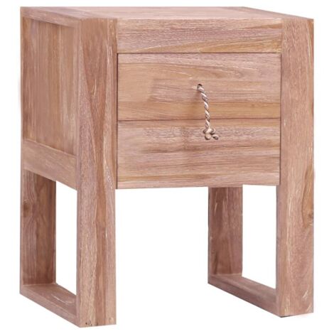 Nachttisch 40 x 30 x 50 cm Teak Massivholz vidaXL