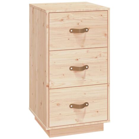 vidaXL Nachttisch 40x40x75cm Massivholz Kiefer Nachtschrank mehrere Auswahl