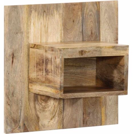 Nachttisch 50x27x50 cm Raues Mango-Massivholz vidaXL