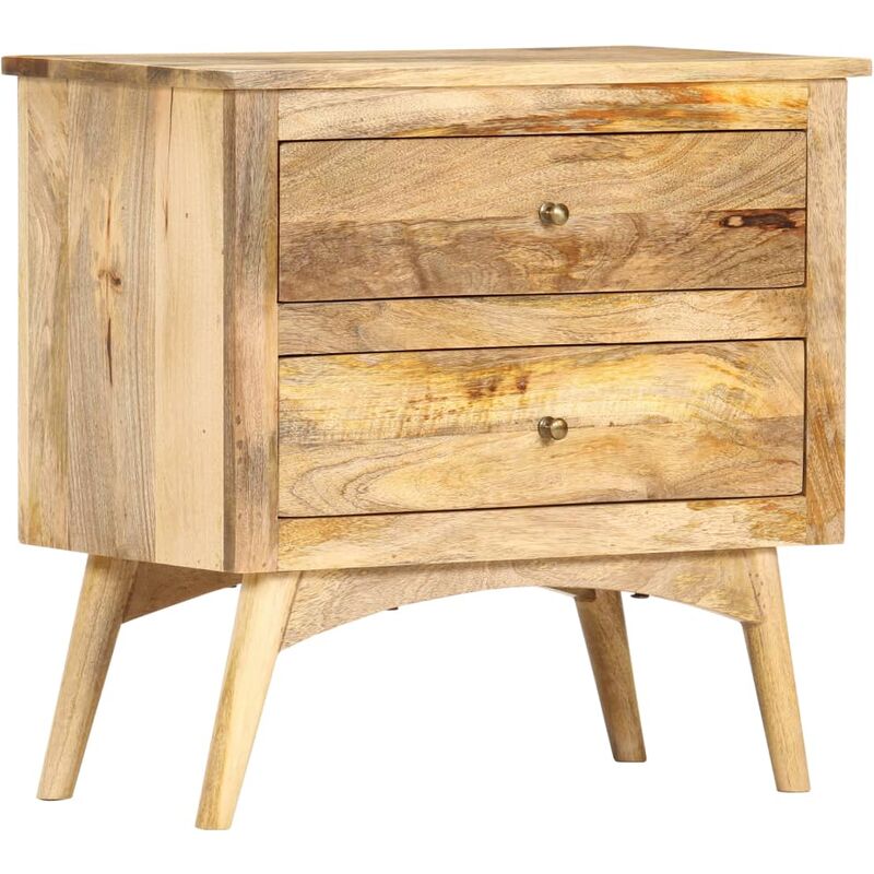 Vidaxl - Nachttisch 65 x 35 x 60 cm Massivholz Mango - Braun