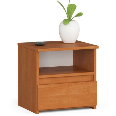 Nachttisch AKORD CL1 in der Farbe Erle Schublade B40 x H40 x T35 cm