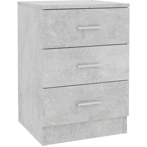 Nachtschrank 3 Schubladen Nachttisch Nachtkonsole Nachtschränckchen Nachtkommode Couchtisch Schlafzimmer 38x35x56cm Holzwerkstoff mehrere Auswahl