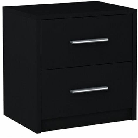 Nachttisch BODO 2S BLACK Kommode