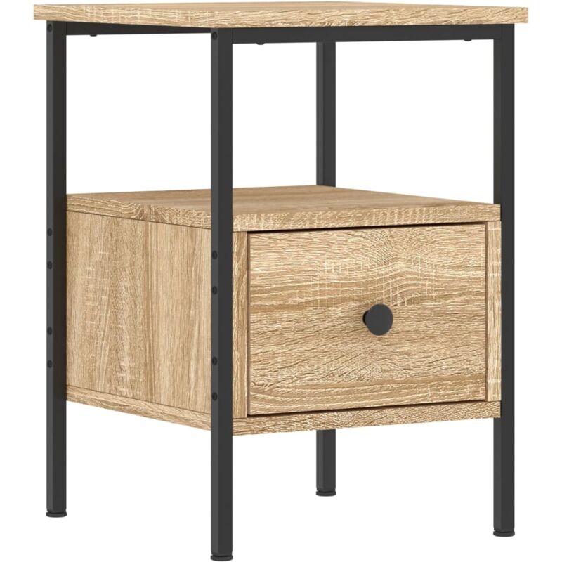 Nachttisch Sonoma-eiche 34x36x50 Cm Holzwerkstoff Vidaxl