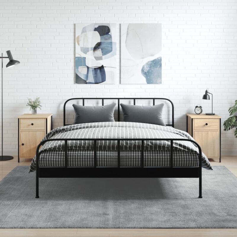 Vidaxl - Nachttische 2 Stk. Sonoma-eiche 40x42x60 Cm Holzwerkstoff