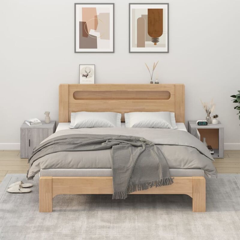 Nachttische 2 Stk. Grau Sonoma 50x39x47 Cm Vidaxl