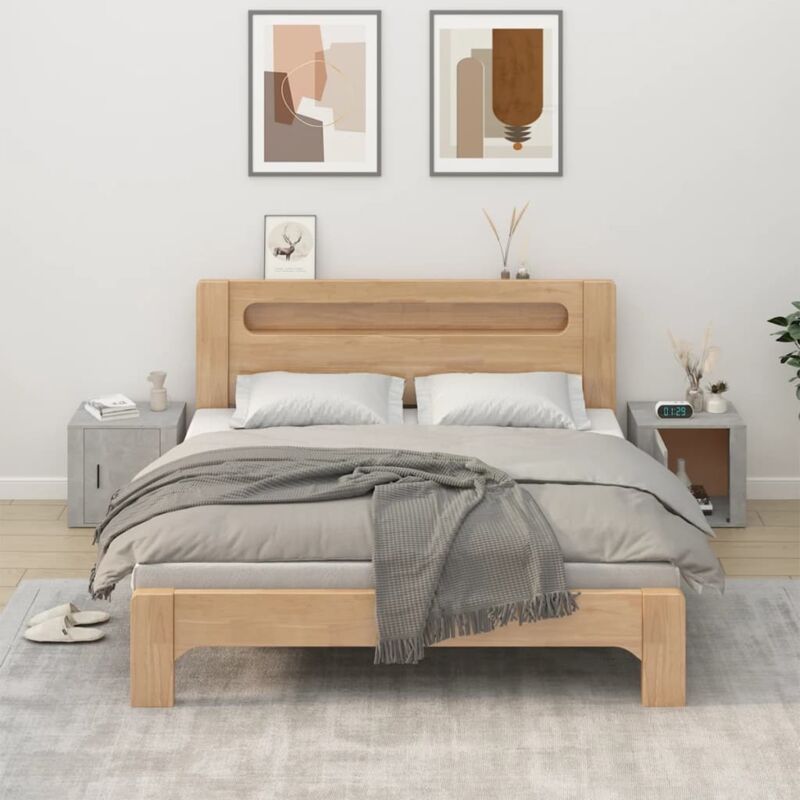 Nachttische 2 Stk. Betongrau 50x39x47 Cm Vidaxl