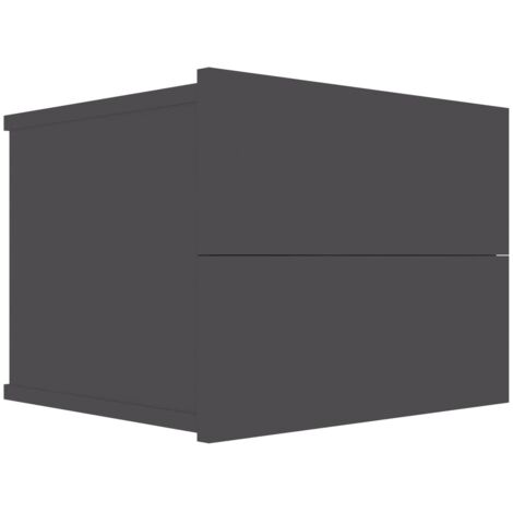 Nachttisch 2 Schubladen Hängend Schwebend Nachtschrank Nachtkommode Nachtkonsole Wandschublade Wandregal 40x30x30cm Holzwerkstoff mehrere Auswahl