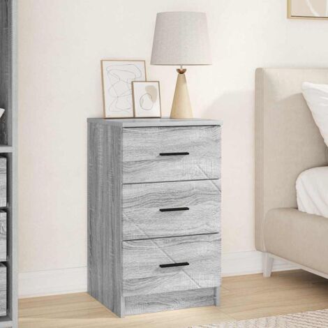 Nachttisch Grau Sonoma 38 x 38 x 66 cm Holzwerkstoff vidaXL