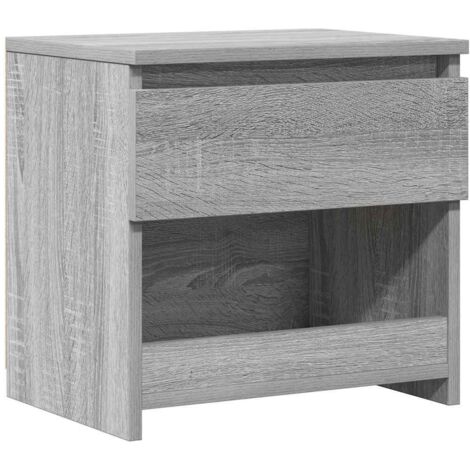 Nachttisch Grau Sonoma 40x30x39 cm Holzwerkstoff vidaXL