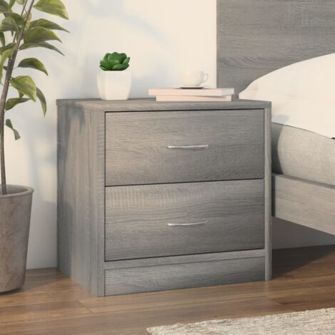 Nachttisch Grau Sonoma 40x30x40 cm Holzwerkstoff vidaXL