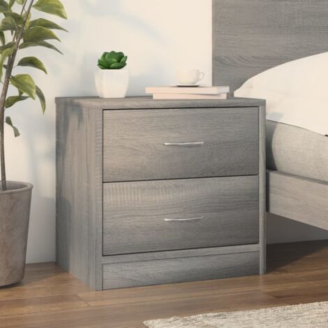 Nachttisch Grau Sonoma 40x30x40 cm Holzwerkstoff vidaXL
