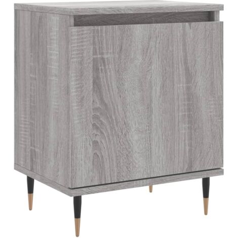 Nachttisch Grau Sonoma 40x30x50 cm Holzwerkstoff vidaXL