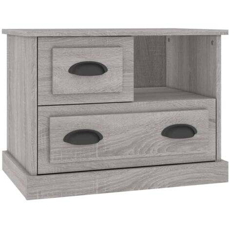 Nachttisch Grau Sonoma 60x39x45 cm vidaXL