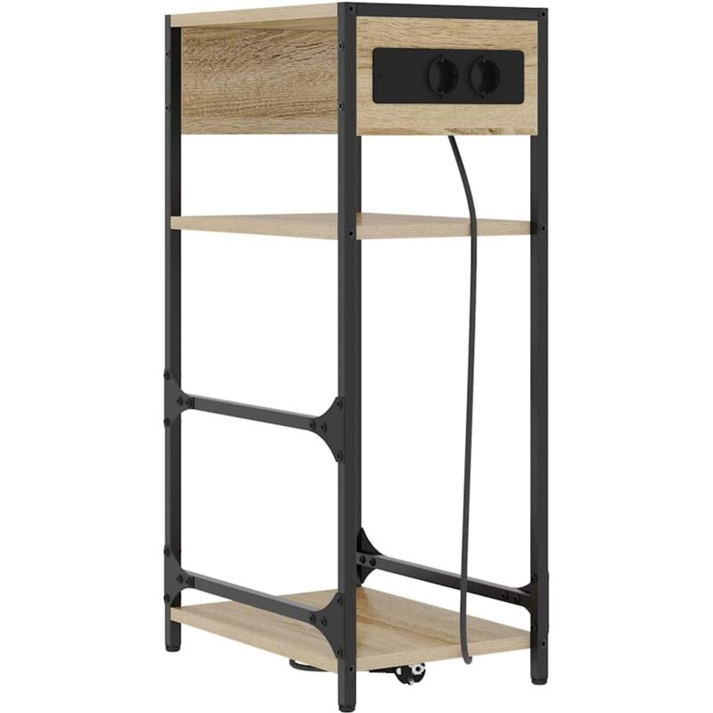 Nachttisch Sonoma Eiche 40 X 27 X 76 Cm Holzwerkstoff Vidaxl