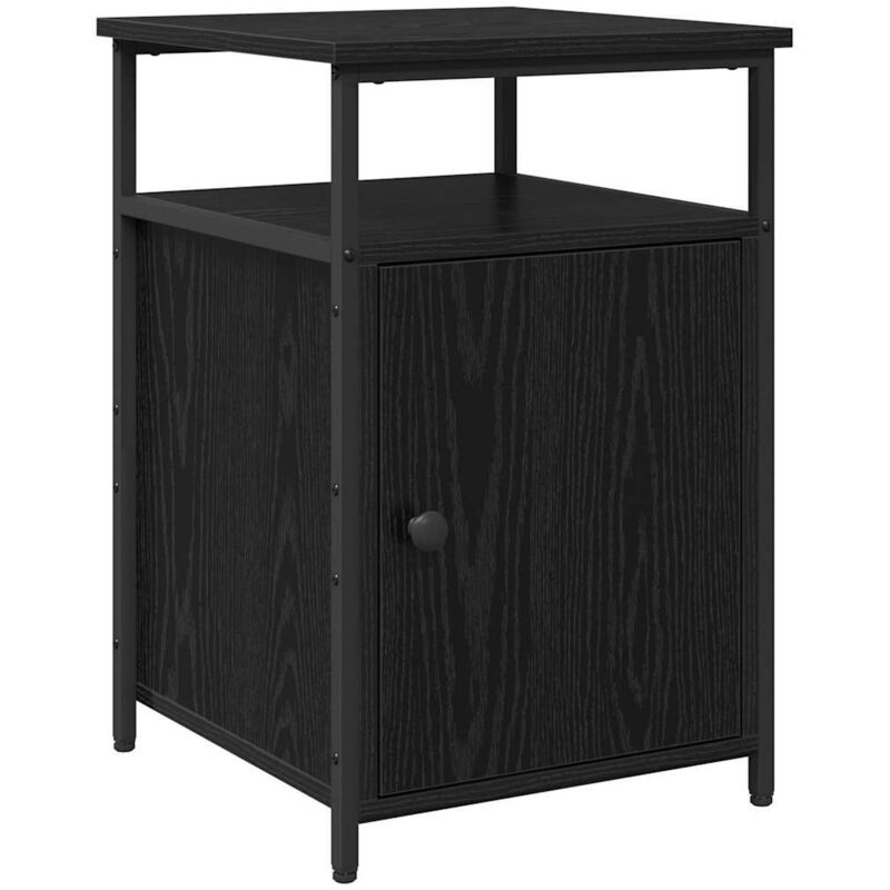 Nachttisch Schwarze Eiche Holzwerkstoff Vidaxl