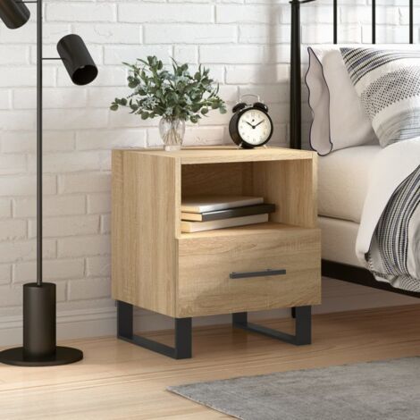 Nachttisch Sonoma-Eiche 40x35x47,5 cm Holzwerkstoff vidaXL