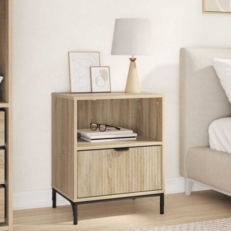 Nachttisch Sonoma-Eiche 49 x 36 x 61 cm Holzwerkstoff vidaXL