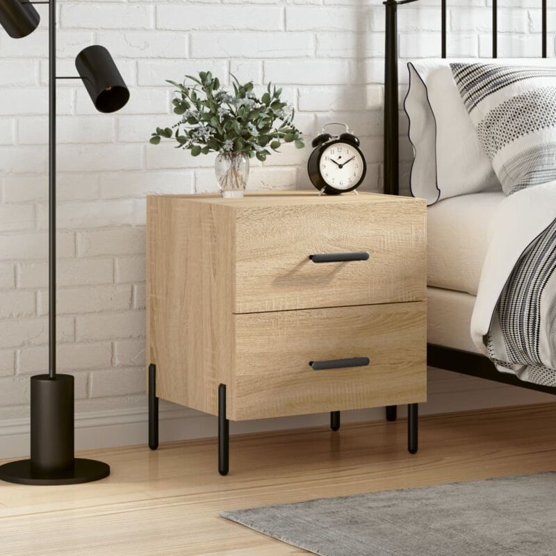 Nachttisch Sonoma-eiche 40x35x47, 5 Cm Holzwerkstoff Vidaxl