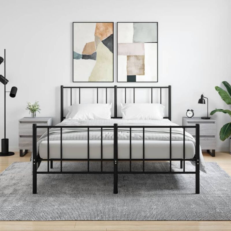 Nachttische 2 Stk. Grau Sonoma 40x35x50 Cm Holzwerkstoff Vidaxl