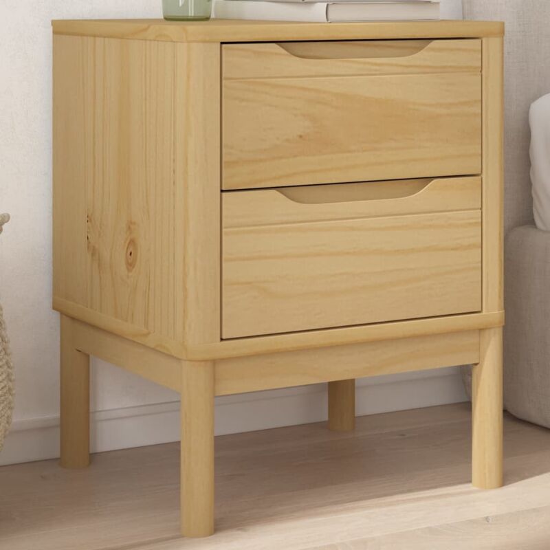 Nachttisch Wachsbraun 45x39x57 Cm Massivholz Kiefer - Vidaxl