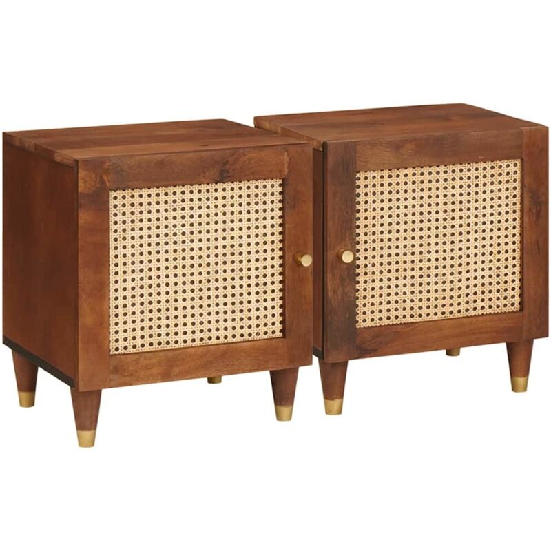 Nachttische 2 Pcs 40 X 33.5 X 46 Cm Vidaxl