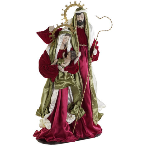 Nacimiento Poliester 48X28X90 Rojo