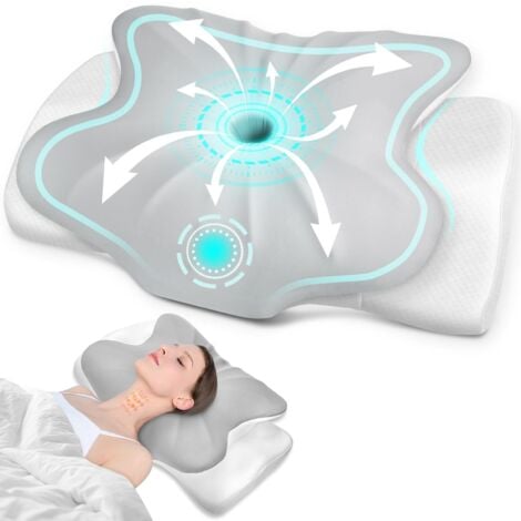 ANDERE Nackenkissen, Anti-Schnarch-Kissen, Memory Foam Kissen, ergonomisches Kissen, orthopädisches Kissen, Nackenkissen für Seiten-, Rücken- oder Bauchschläfer