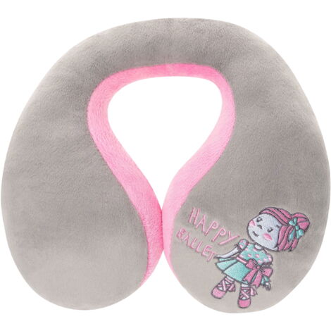 Nackenrolle Ballet Doll, Nackenhörnchen-Kinder, Reisekissen-Auto rosa