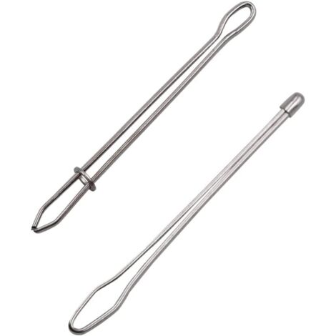 Nadeleinfädler mit Kordel, 2-teilige Nadeleinfädlerzange, Einfädelhilfe