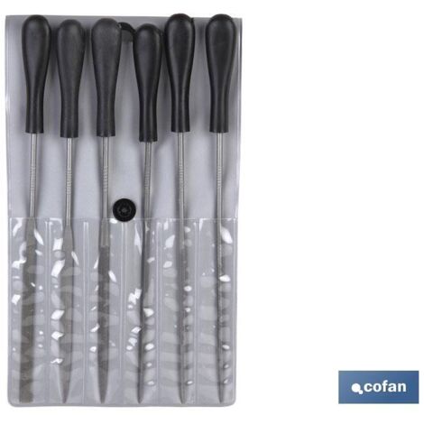 Nadelfeilen-Set 160 mm 6-tlg.
