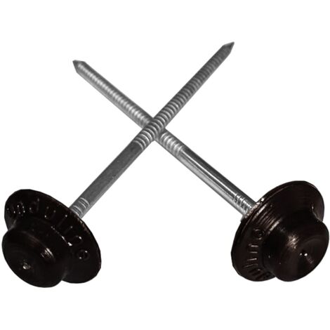 Nägel schwarz 100 Stk Rundkopf- & Polsternägel