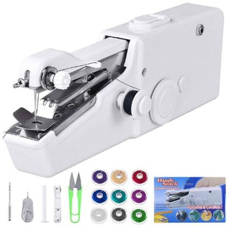 Nähmaschine Elektrische Handnähmaschine Anfänger, Tragbare Mini Nähmaschine Kleine