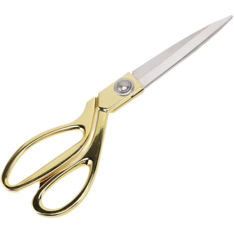 Nähschere aus Edelstahl, professionelle Schneiderschere zum Schneiden von Stoff und Leder, für Näharbeiten, Bastelarbeiten und Heimwerkerprojekte, Gold