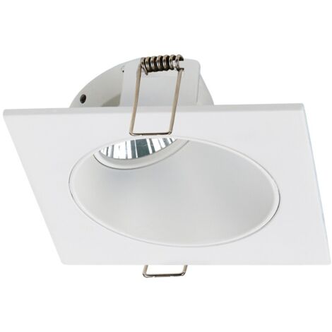 Nael fixe encastrable blanc 15x15cm
