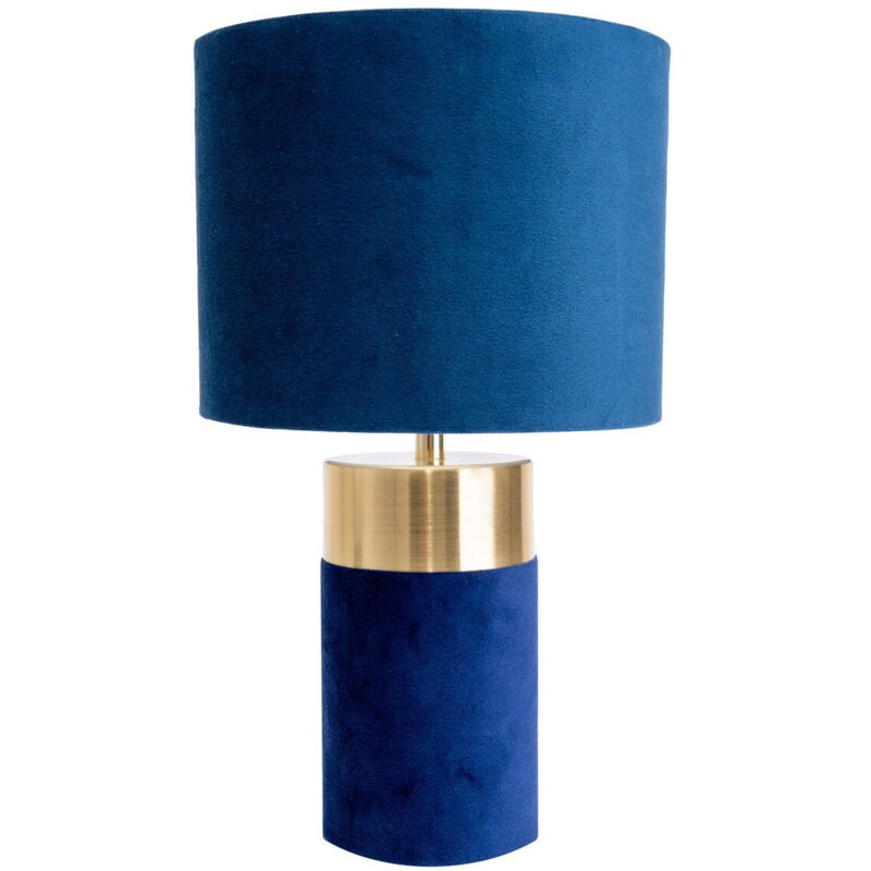 Naeve BORDO Lampe de table avec abat-jour rond bleu 1xE14 Naeve BORDO Lampe de table avec abat-jour rond bleu 1xE14