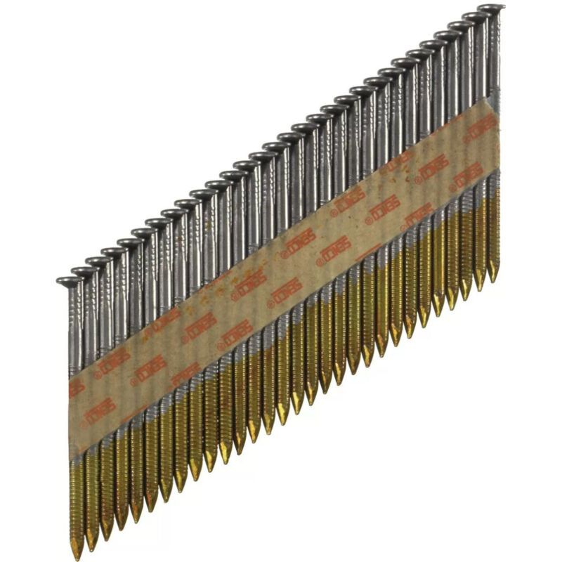 Image of Nägel in Papierstreifen D34 gerillt verzinkt - ø 2.8 x 50 mm - Packung zu 2000 Senco GE51AXBKR