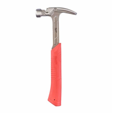 Nagelhammer Milwaukee 570 g grau rot Anti Vibrationsgriff