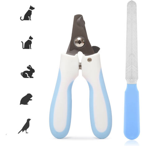 Nagelknipser und Trimmer für Hunde mit Sicherheitsschutz, professionelle Katzennagelknipser vermeiden Überschneiden, Haustierpflege und Maniküre-Sets von Haustieren