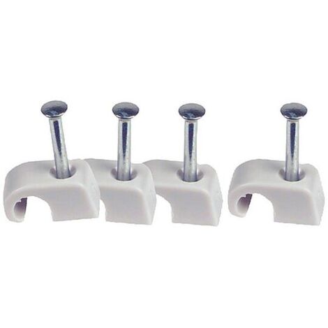 Nagelschelle für Kabel 10 - 14 mm - Nagellänge 30 mm - VPE 100 Stück