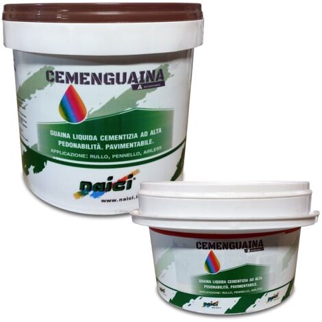 Naici CEMENGUAINA liquida impermeabilizzante a+b 5KG grigio scuro