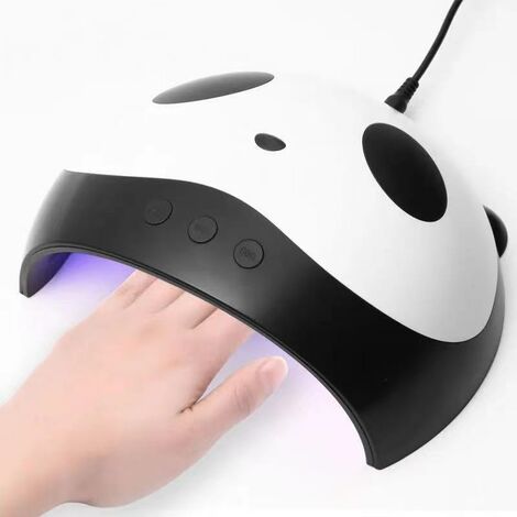 Nail Art - Santé & Beauté Lampes UV Seche Ongles Lampe LED Panda pour ongles Lampes de manucure pour sèche-cheveux 36W LED USB Nail Dryer LO-Ron