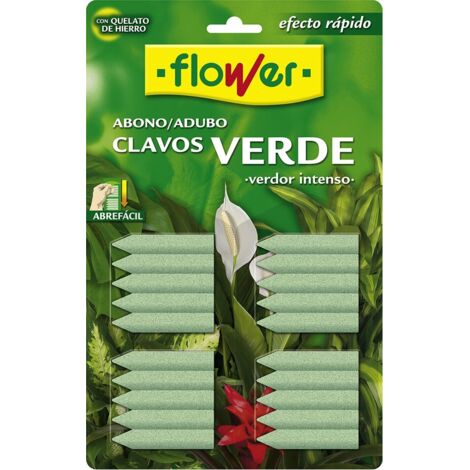 Nails d'engrais љ fleurs pour plantes vertes, Blister 20 pcs