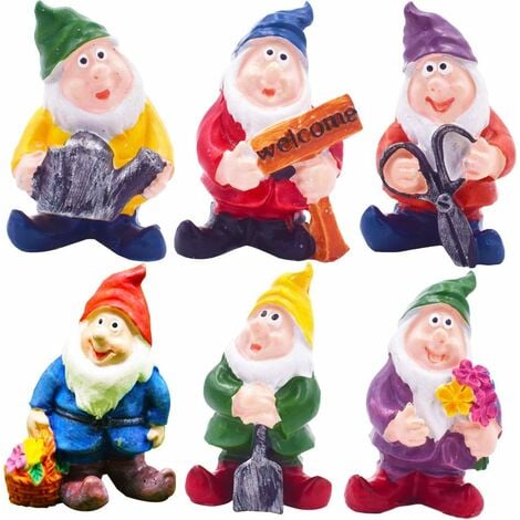 Nain de jardin - Décoration de jardin - En résine - Artisanat - Accessoire - Décoration de jardin - Différents designs