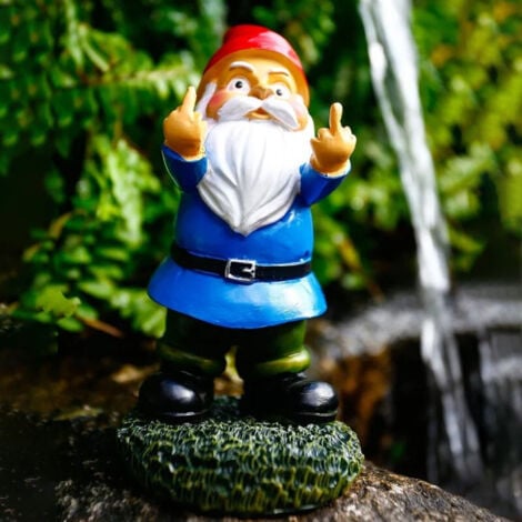 Nain de Jardin Ivre Drôle, Décoration de Statues de Gnomes Créatifs, Sculpture de Jardin, Artisanat en Résine, Cadeau de Nouveauté Nain Miniature pour Ornement de Pelouse Patio Intérieur Extérieur