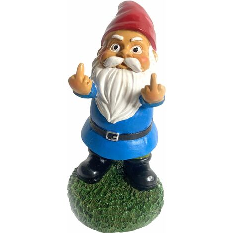 Extérieur drôle Jardin Gnomes Ornements de Jardin décoration Statue naine,  Mal Grossier GNOME GNOME GNOME Ornements