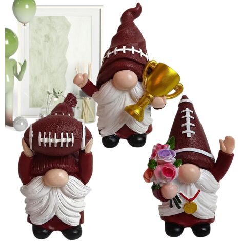 Nains de Jardin Amusants - Statue de GNOME - Figurine de Joueur de GNOME de