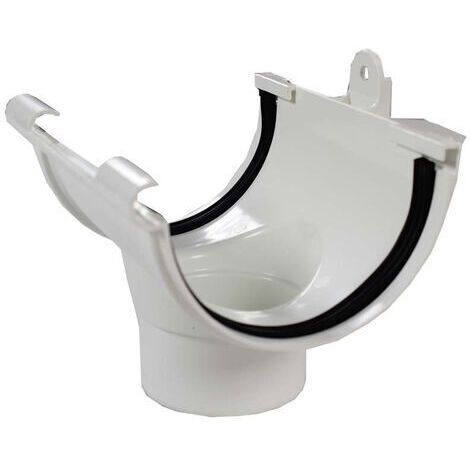 Naissance centrale à joints montés PVC 25 sortie Ø80 - blanc - First Plast